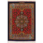 Tableau Carpet Handwoven Qom Roz Design