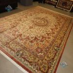 Nine Meter Handmade Qom Carpet Toranji Design