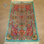 Mat Qom Carpet Handmade Keyhan Design All Silk