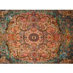 Twelve Meter Handwoven Carpet Tabriz Salari Design