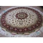  Circle Tabriz Handwoven Carpet Taghizadeh Design