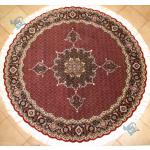 Circle Tabriz Handwoven Carpet Mahi Design