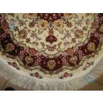 Circle Tabriz Handwoven Carpet Oliya Design