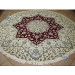 Circle Naein Handwoven Carpet Star Design