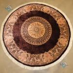 Circle Rug Qom Carpet Handmade New Versace Design