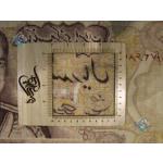 Tableau Carpet Handwoven Tabriz Pahlavi Banknote  Design