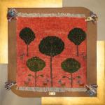 Tableau Carpet Handwoven Shiraz Tree and goat Design