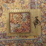 Zar o nim Kashan Machine Woven Ccarpet Medallion Design