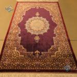 Zar o Charak Kashan Machine Woven Ccarpet Medallion Design