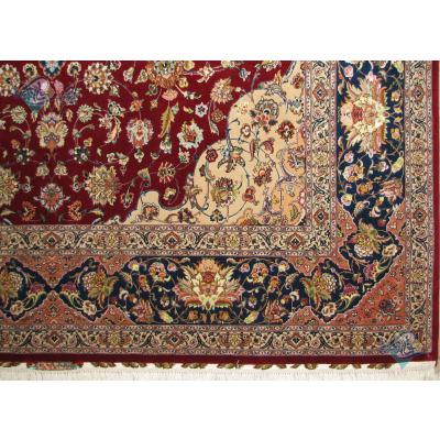 Pair six meter Tabriz carpet Handmade Gharebaghi Design