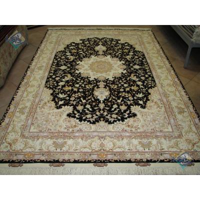six meter Tabriz carpet Handmade Zavar Design