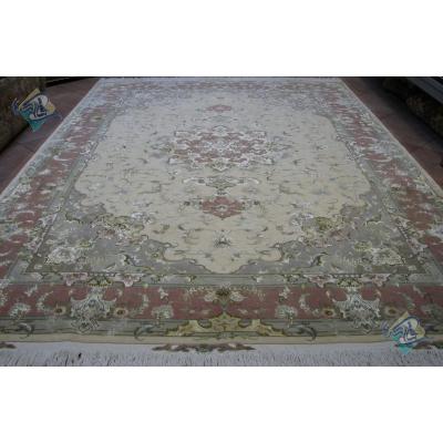 Pair six meter Tabriz carpet Handmade Taraghi Design