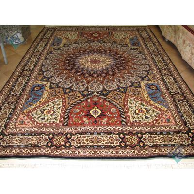 six meter Tabriz carpet Handmade Dome Design
