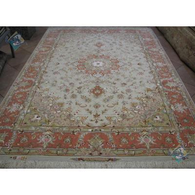 Pair six meter Tabriz carpet Handmade Safai Design