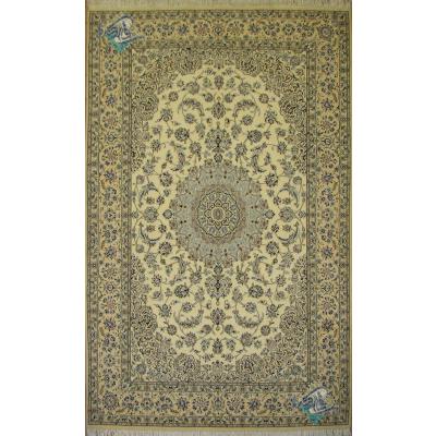 Pair six meter Naein carpet Handmade Medallion Design