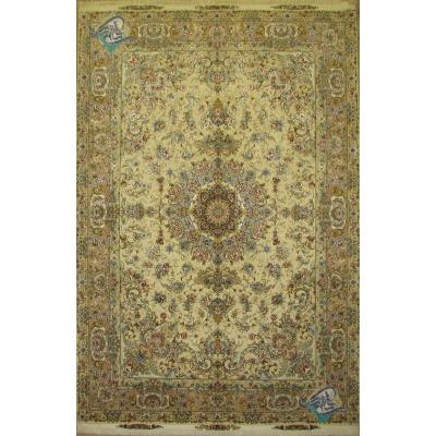 six meter Tabriz carpet Handmade Khatiby Design
