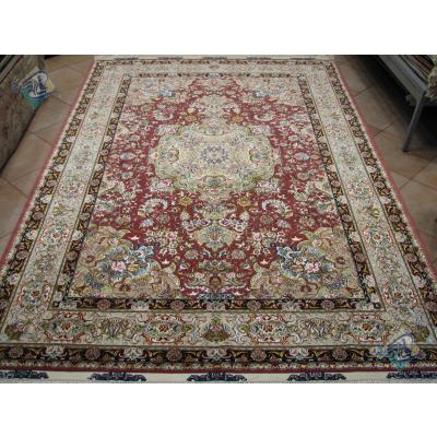 six meter Tabriz carpet Handmade Kheradyar Design