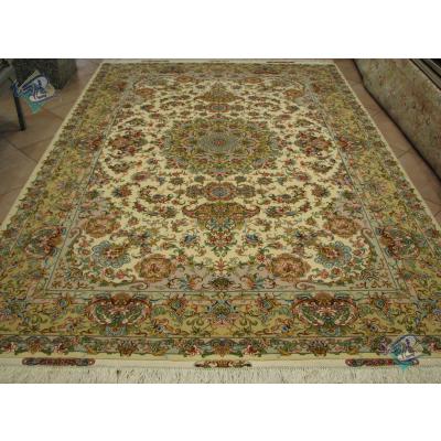six meter Tabriz carpet Handmade Khatiby Design