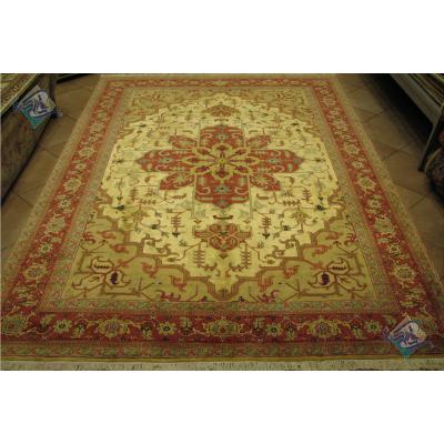 six meter Ardabil carpet Handmade Heris Design