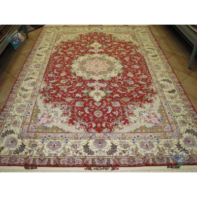 Six Meter Tabriz Carpet Handmade Taghizadeh Design