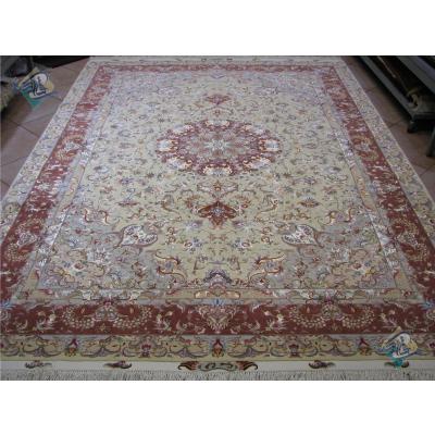 Six meter Tabriz Carpet Handmade Oliya Design