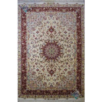 Pair Six meter Tabriz Carpet Handmade Oliya Design