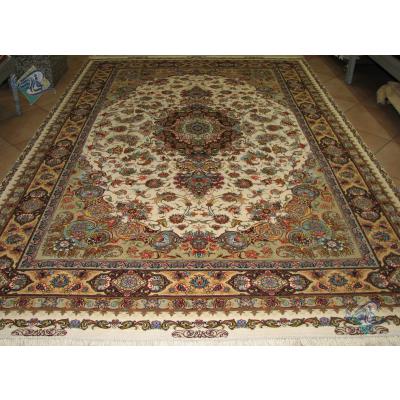 Six Meter Tabriz Carpet Handmade Novinfar Design