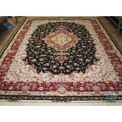 Six Meter Tabriz Carpet Handmade Neshat Design