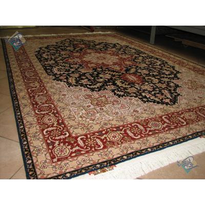 Six meter Tabriz Carpet Handmade Heris Design