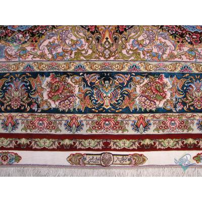 Six meter Tabriz Carpet Handmade Mojemehr Design