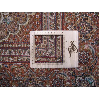 Pair Six meter Tabriz Carpet Handmade Mahi Piroziyan Design
