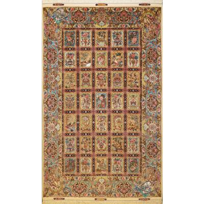 Six Meter Tabriz Carpet Handmade New Golestan Design
