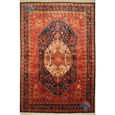 قالیچه دستباف قشقایی پشم دست ریس و رنگ گیاهی