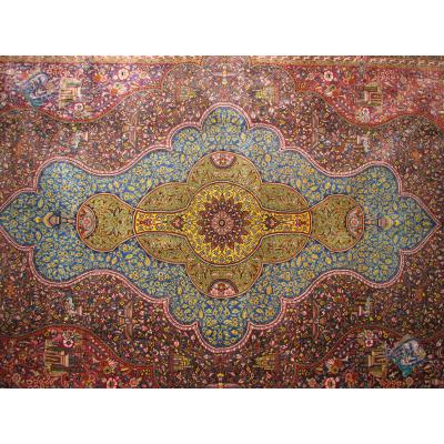 Rug Qom Carpet Handmade Jamshidi Production original