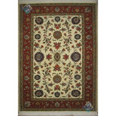 Rug Qom Carpet Handmade Shahabasi Design