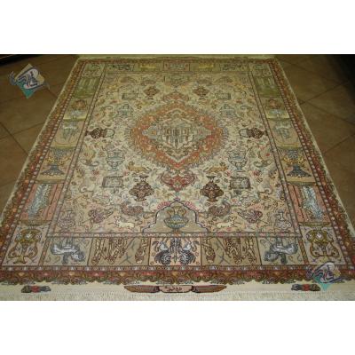 Rug Tabriz Carpet Handwoven Nami Design
