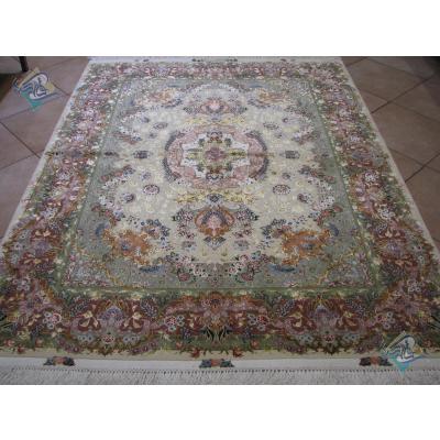 Rug Tabriz Carpet Handmade Benam Design Silk & Soft Wool