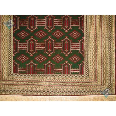 قالیچه ترکمن نقشه یموتی چله ابریشم