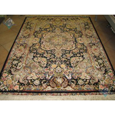 Rug Tabriz Carpet Handmade Salari  Design Silk & Soft Wool