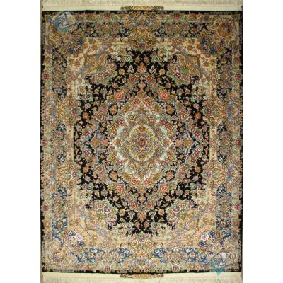 Rug Tabriz Carpet Handmade Safariyan Design Silk & Softwool