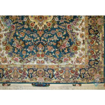 Rug Tabriz Handwoven Carpet Safariyan Design