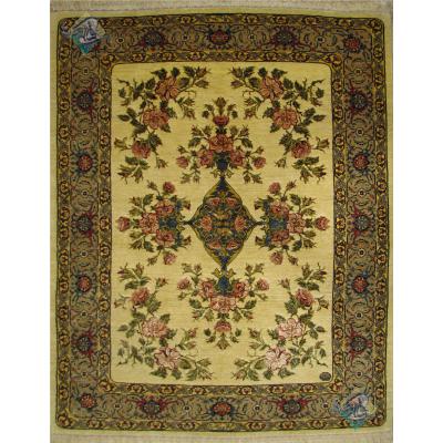 Rug Sanandaj Handwoven Carpet Flower Jersey Design