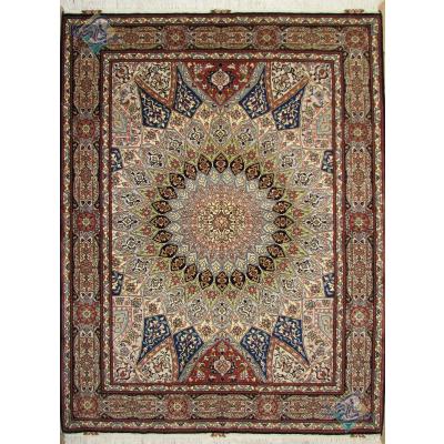 Rug Tabriz Handwoven Carpet Dome Design