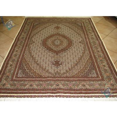 Rug Tabriz Carpet Handmade Mahi  Design