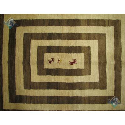 Rug Shiraz Carpet  Gabeh Handmade Geometric Design