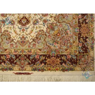  Rug Tabriz Carpet Handmade Oliya Design