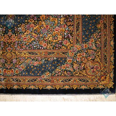 Rug Qom Carpet Handmade Naeimi Design all Silk