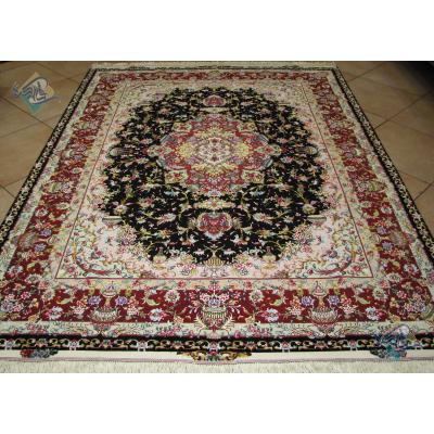 Pair Rug Tabriz Carpet Handmade Neshat Design
