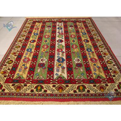 Rug Khorasan Carpet Handmade Brick Design