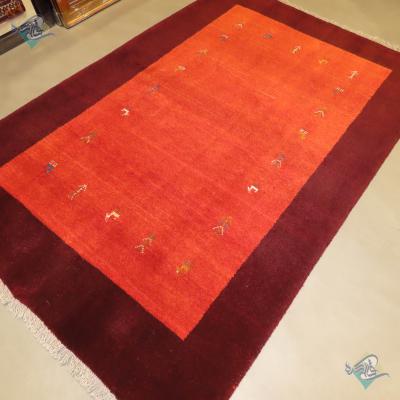 قالیچه دستباف گبه قشقایی طرح اصیل عشایری تمام پشم رنگ گیاهی